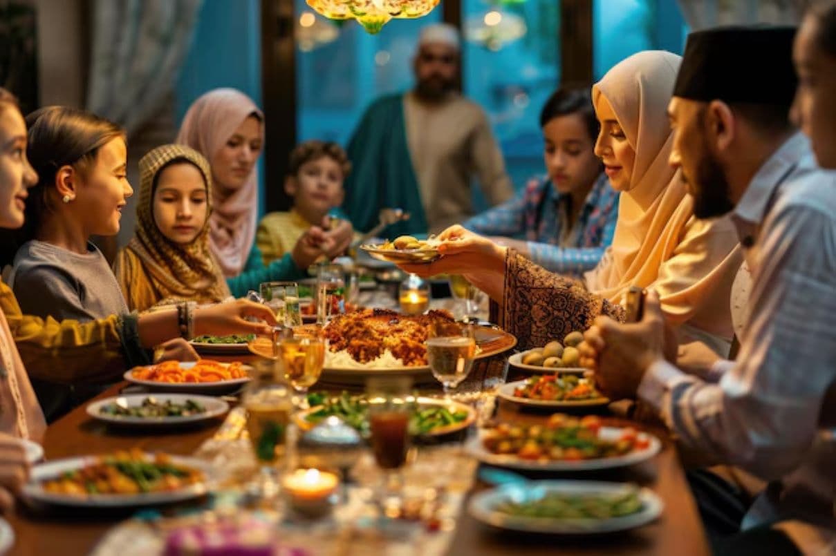 Ilustrasi buka puasa. (freepik) - Image