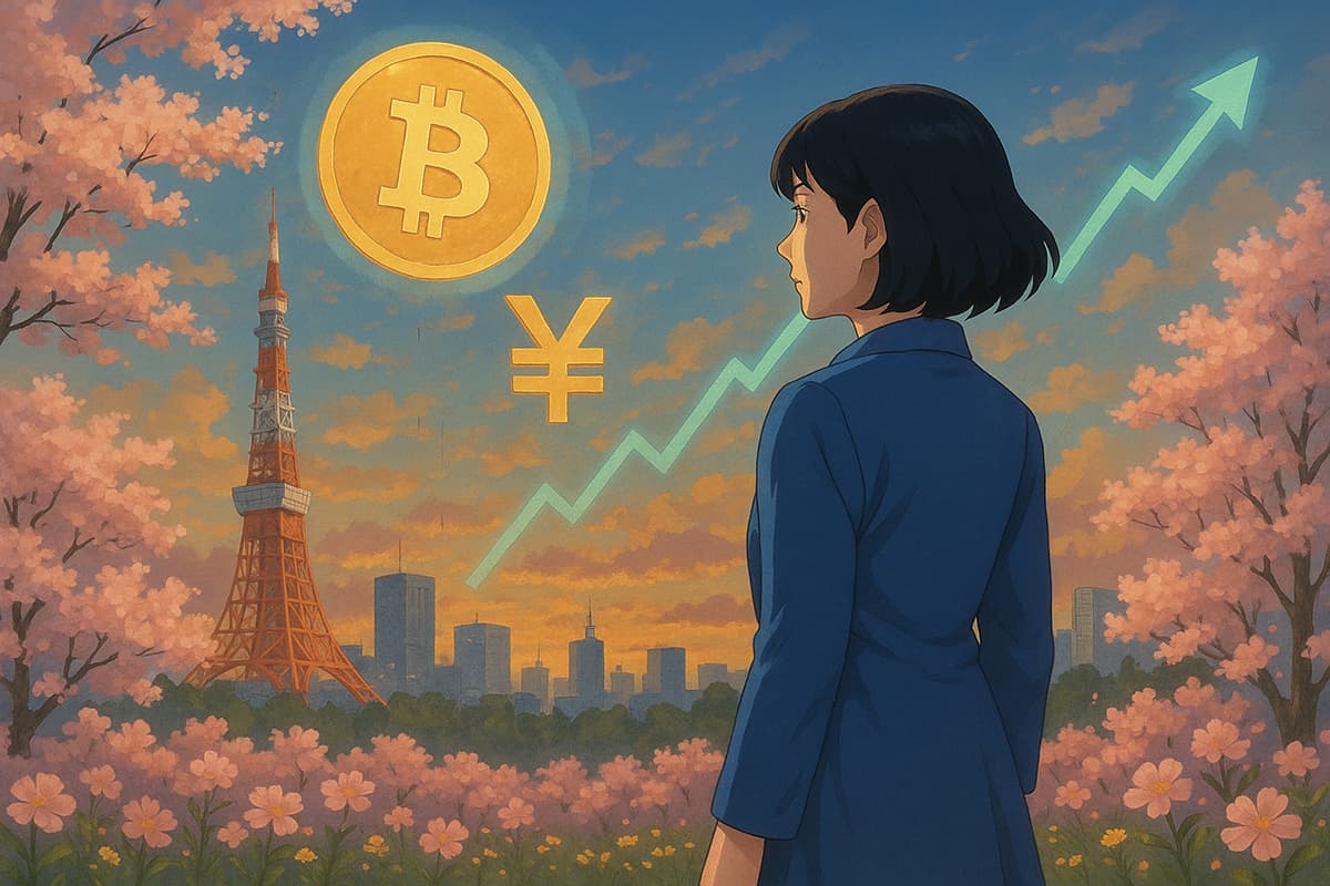 Ilustrasi Jepang yang makin ramah terhadap kripto. (Dhimas Ginanjar/Dall E/JawaPos.com) - Image