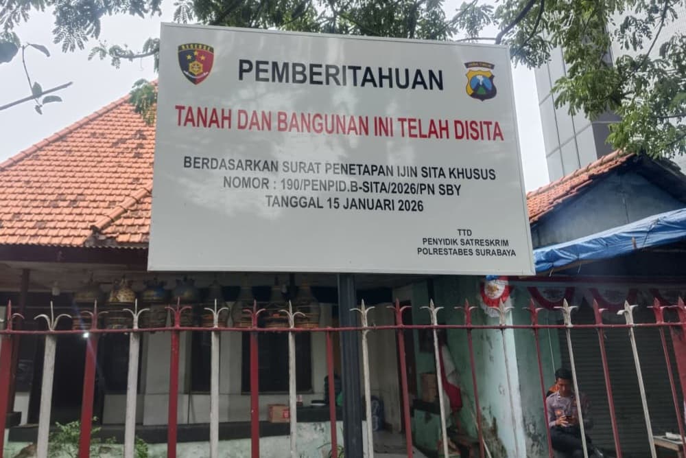 Polisi Temukan Dugaan Mafia Tanah, BPN Siap Buka Dokumen Kantor Ormas Madas di Surabaya - Image