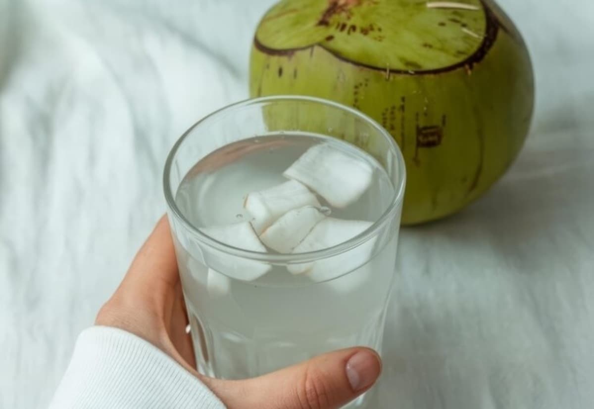 Berbuka Puasa dengan Minum Air Kelapa Muda, Ini 6 Manfaat yang Akan Dirasakan Tubuhmu - Image